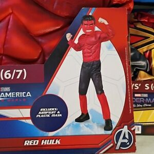 Marvel Avengers Red and Black Kids Superhero Costume